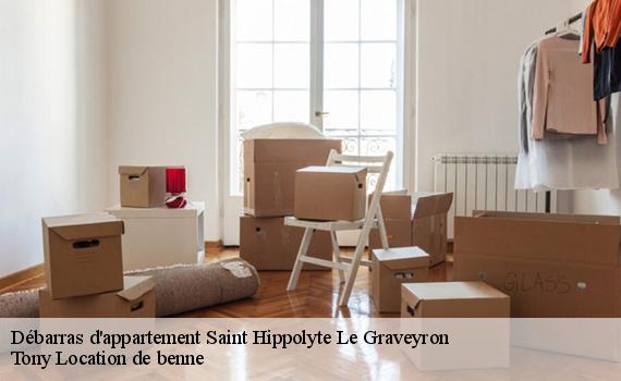 Débarras d'appartement saint-hippolyte-le-graveyron-84330 Tony Location de benne