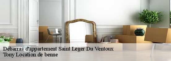 Débarras d'appartement saint-leger-du-ventoux-84390 Tony Location de benne