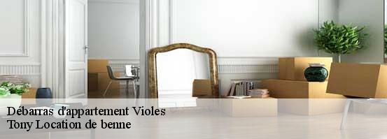 Débarras d'appartement violes-84150 Tony Location de benne