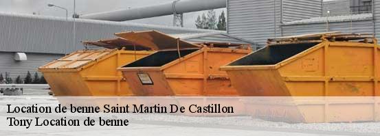 Location de benne saint-martin-de-castillon-84750 Tony Location de benne
