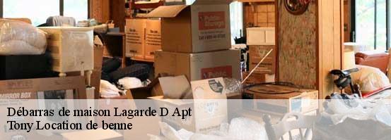 Débarras de maison  lagarde-d-apt-84400 Tony Location de benne