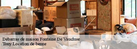 Débarras de maison fontaine-de-vaucluse-84800 Tony Location de benne