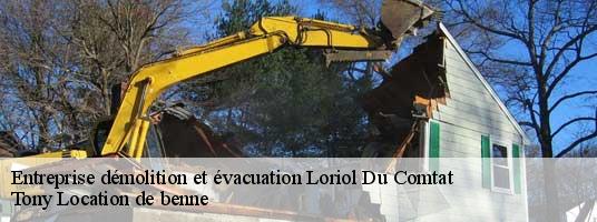 Entreprise démolition et évacuation loriol-du-comtat-84870 Tony Location de benne