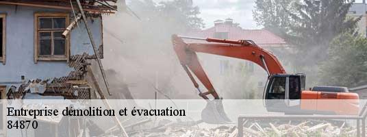 Entreprise démolition et évacuation loriol-du-comtat-84870 Tony Location de benne