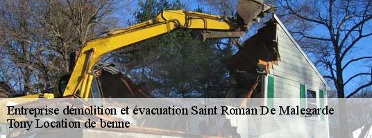 Entreprise démolition et évacuation saint-roman-de-malegarde-84290 Tony Location de benne