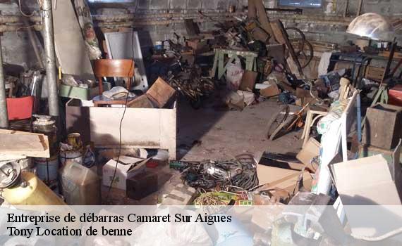 Entreprise de débarras camaret-sur-aigues-84850 Tony Location de benne