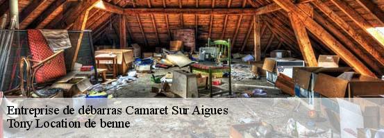 Entreprise de débarras camaret-sur-aigues-84850 Tony Location de benne