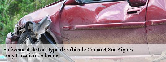 Enlèvement de tout type de véhicule camaret-sur-aigues-84850 Tony Location de benne