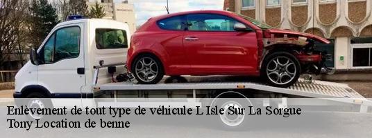 Enlèvement de tout type de véhicule l-isle-sur-la-sorgue-84800 Tony Location de benne