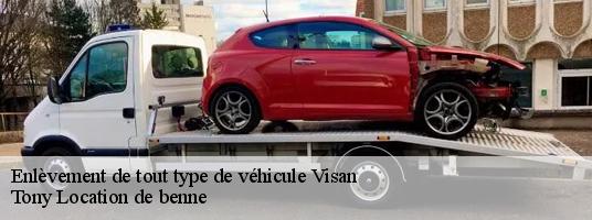 Enlèvement de tout type de véhicule visan-84820 Tony Location de benne
